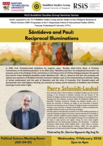 Joint Workshop By NUS Buddhist Studies Group